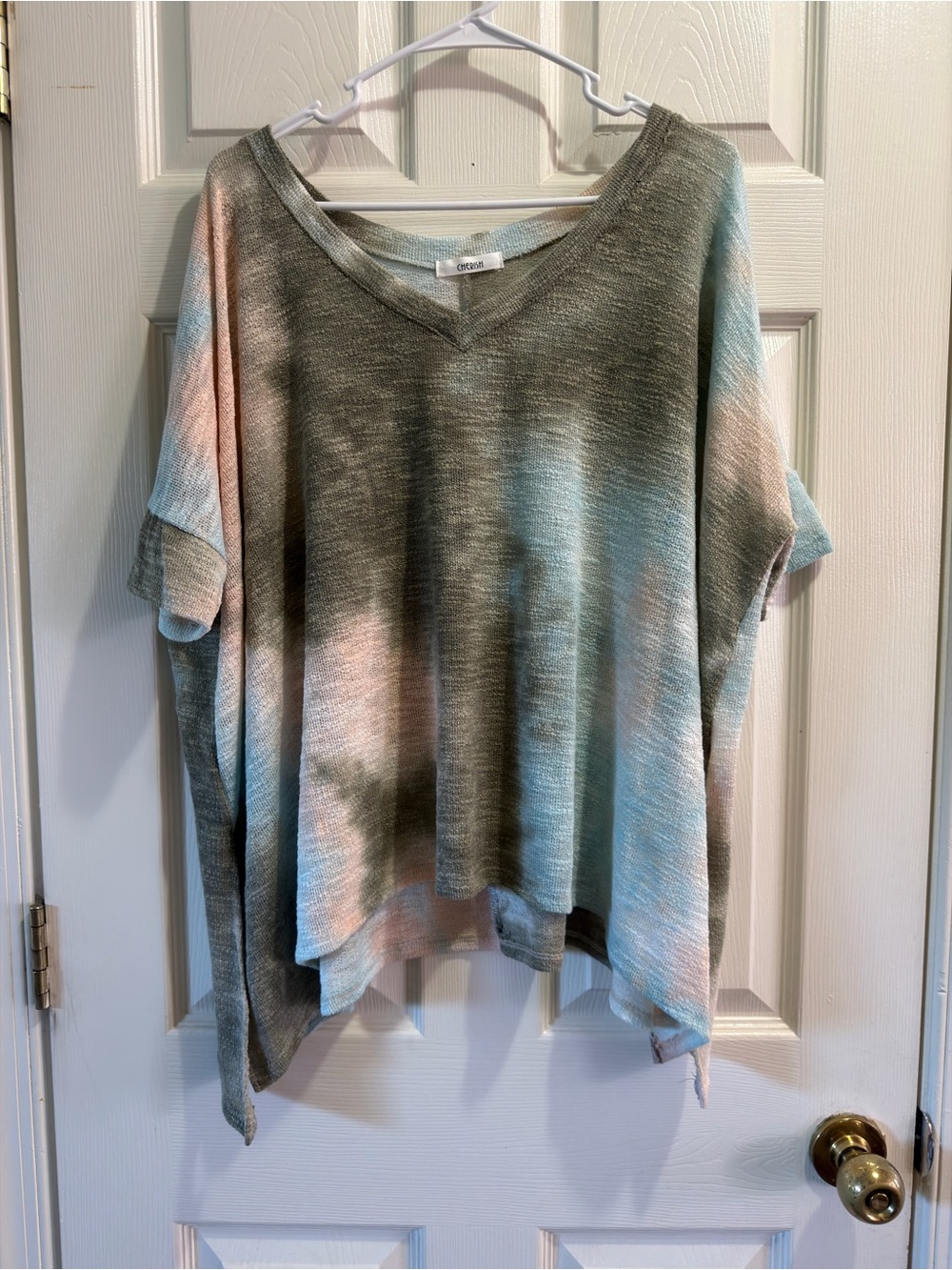 Tie-Dye Knit Boutique Top